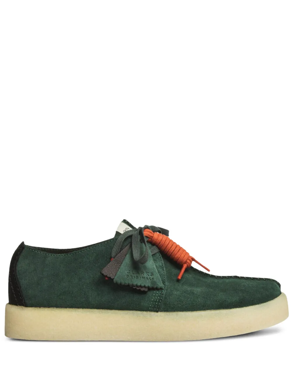 Clarks Originals Trek "Mid Green Suede" desert boots