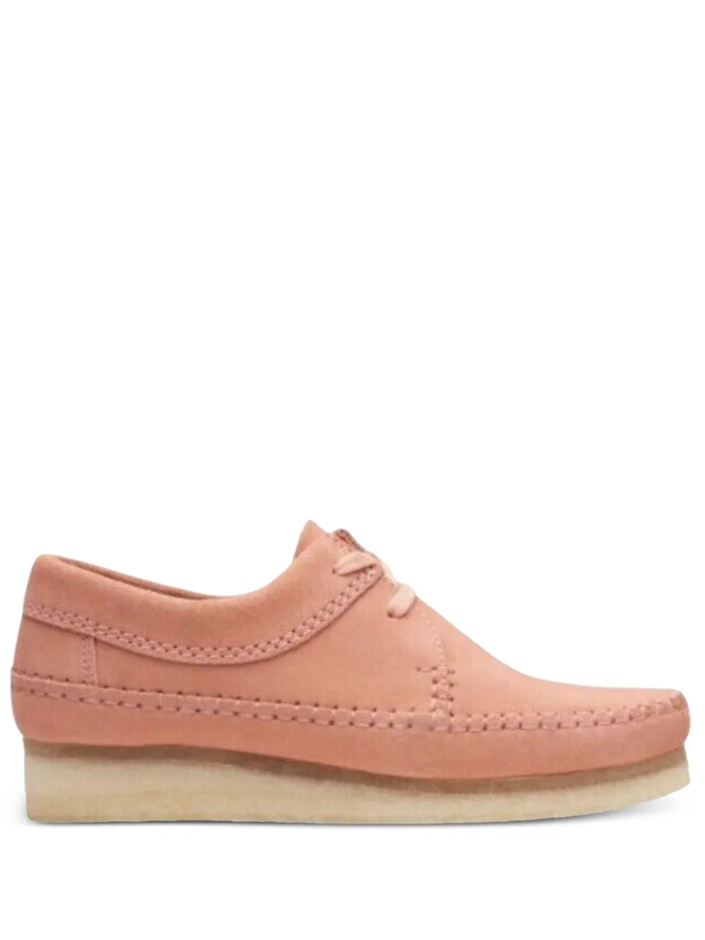 Clarks Originals suede lace-up shoes Pink