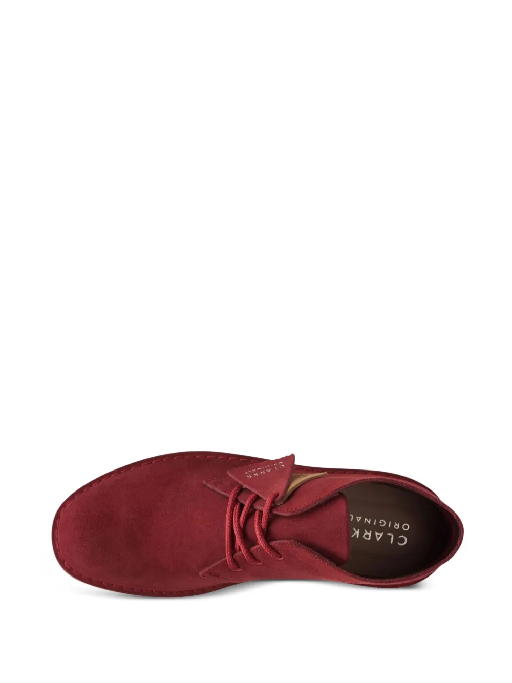 Clarks Originals Clarks Desert Coal "Brandy Suede" boots Red