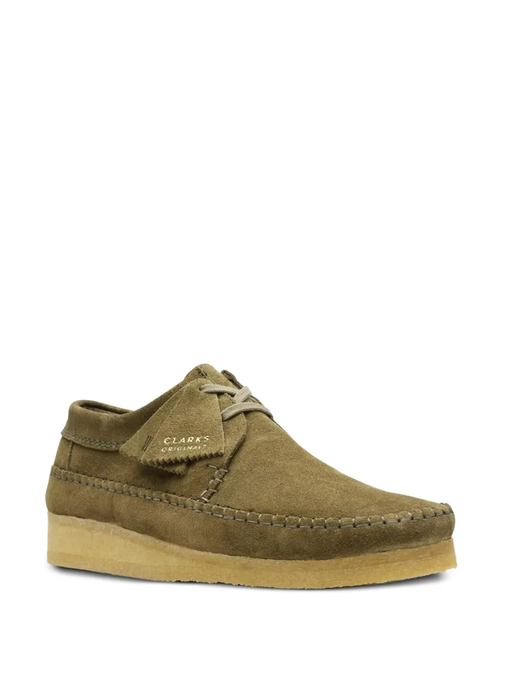 Clarks Originals Weaver "Dark Green Suede" desert boots