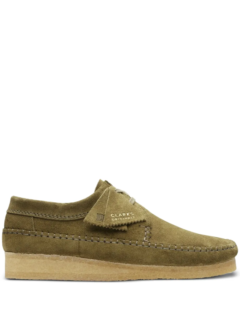Clarks Originals Weaver "Dark Green Suede" desert boots