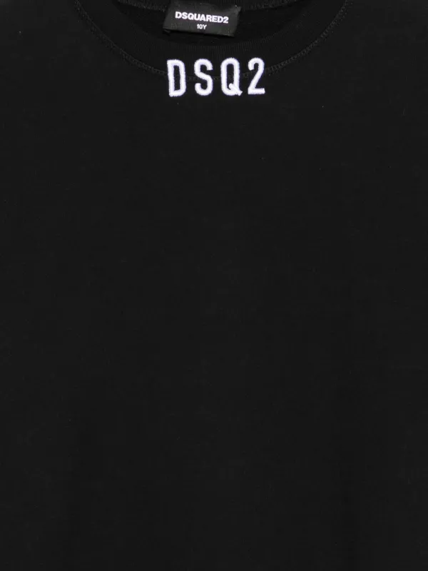 DSQUARED2 KIDS ロゴ スウェットシャツ | ブラック | FARFETCH JP