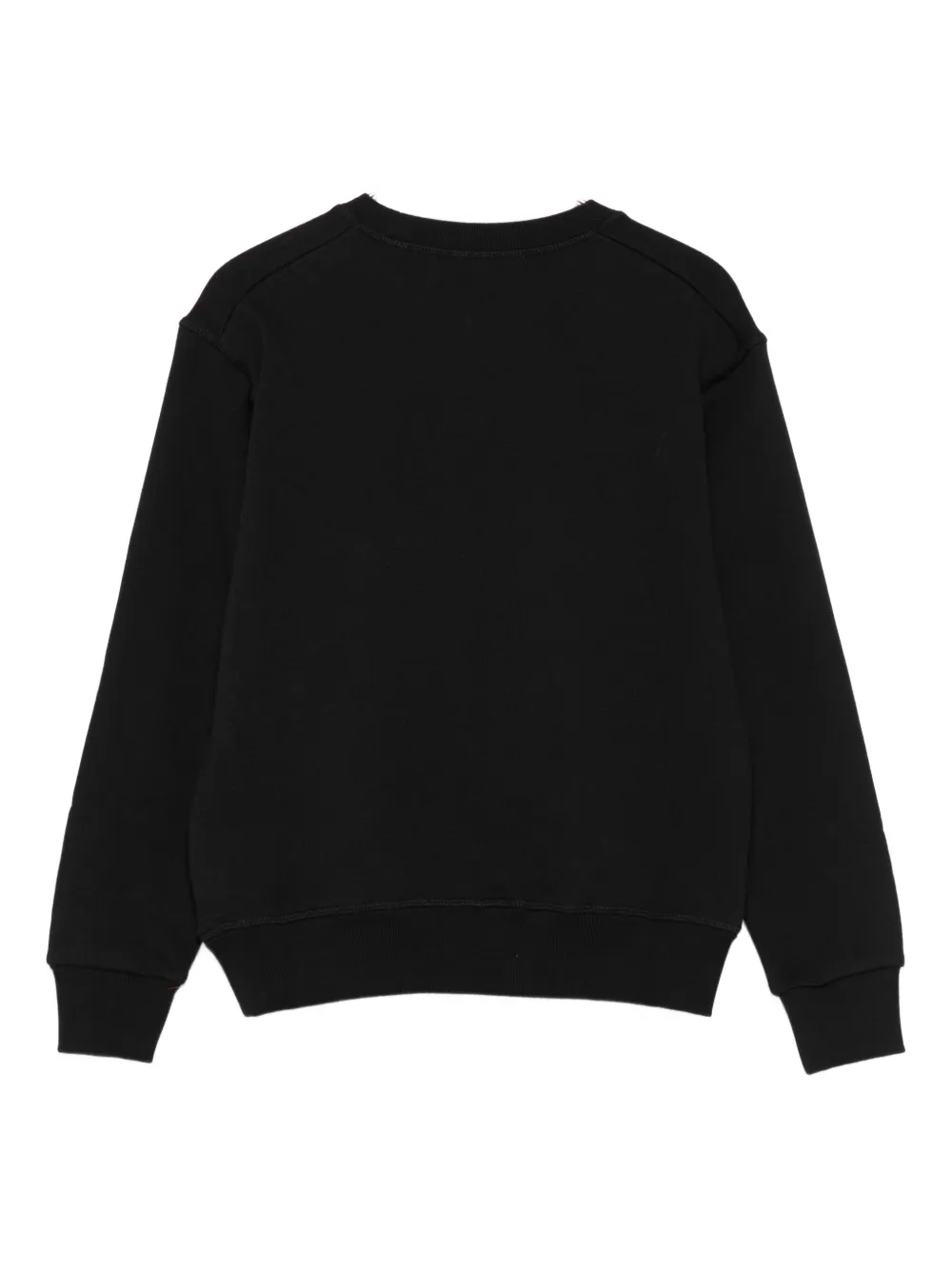 DSQUARED2 KIDS logo-embroidered sweatshirt Zwart