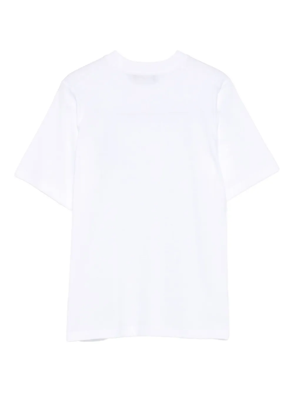 DSQUARED2 KIDS maple-leaf patch T-shirt Wit