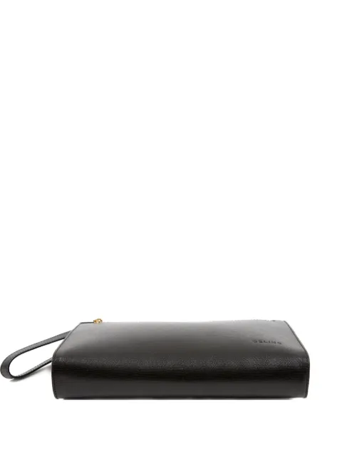 Céline Pre-Owned 2000s Triomphe leather clutch bag