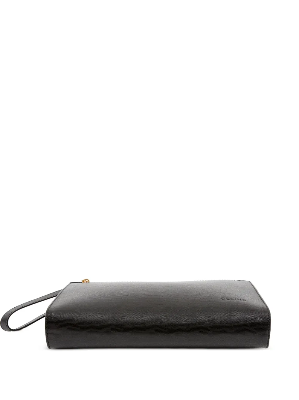 Celine Pre-Owned 2000s Triomphe leather clutch bag | Black | Image 1