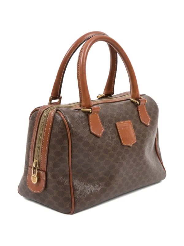 Celine Pre-Owned 1980s Mini Speedy Triomphe Tote Bag | Brown