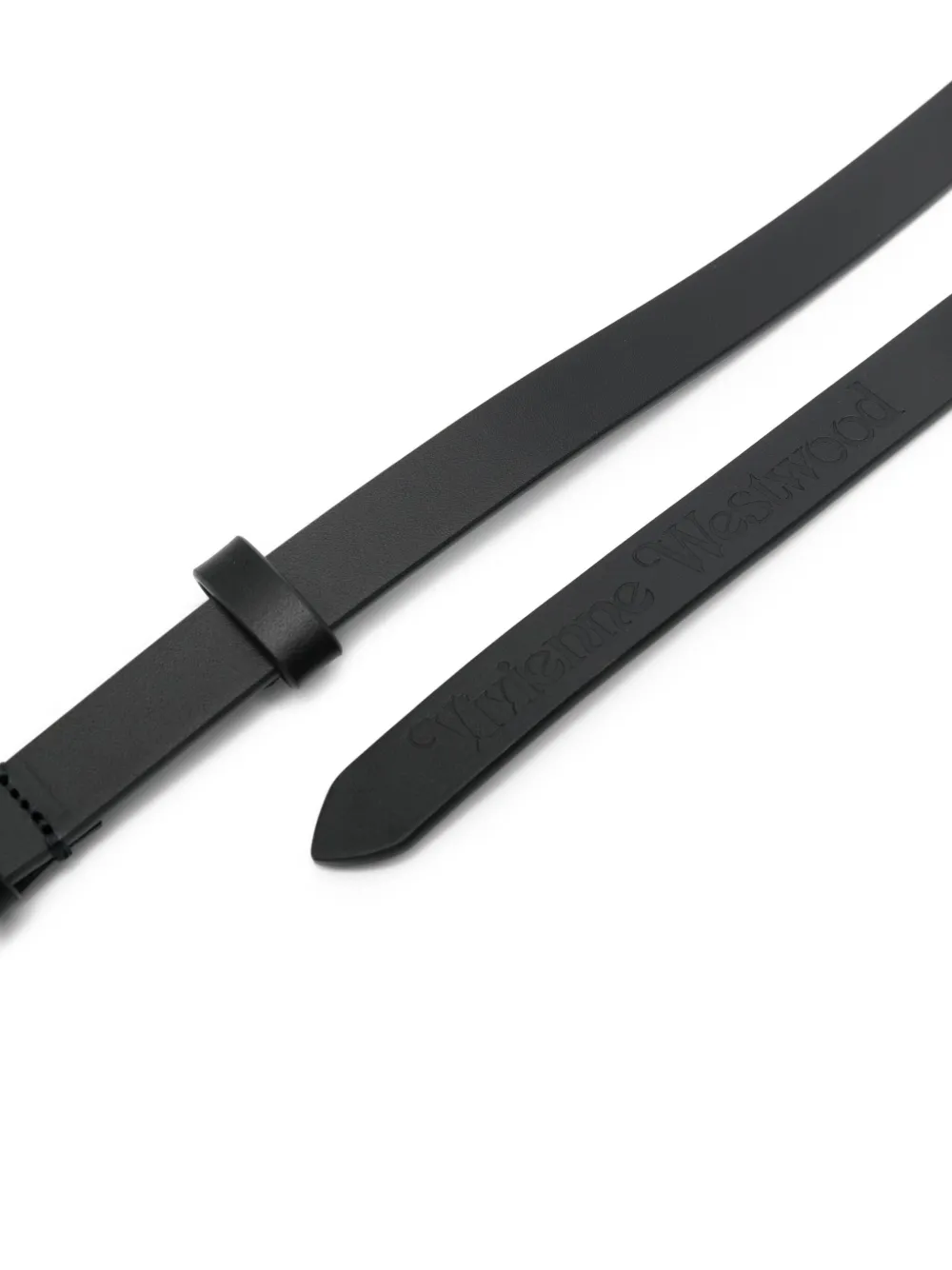 Vivienne Westwood Alex leather belt Zwart