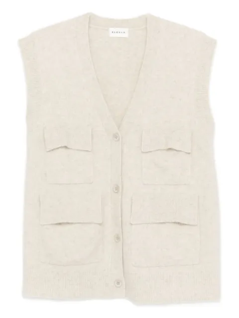 P.A.R.O.S.H. buttoned sleeveless cardigan