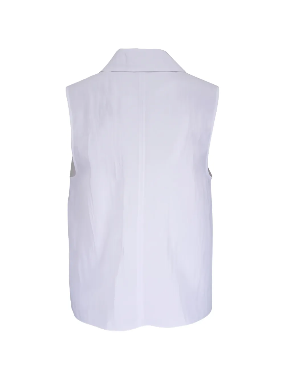 Vince collared sleeveless blouse - Wit