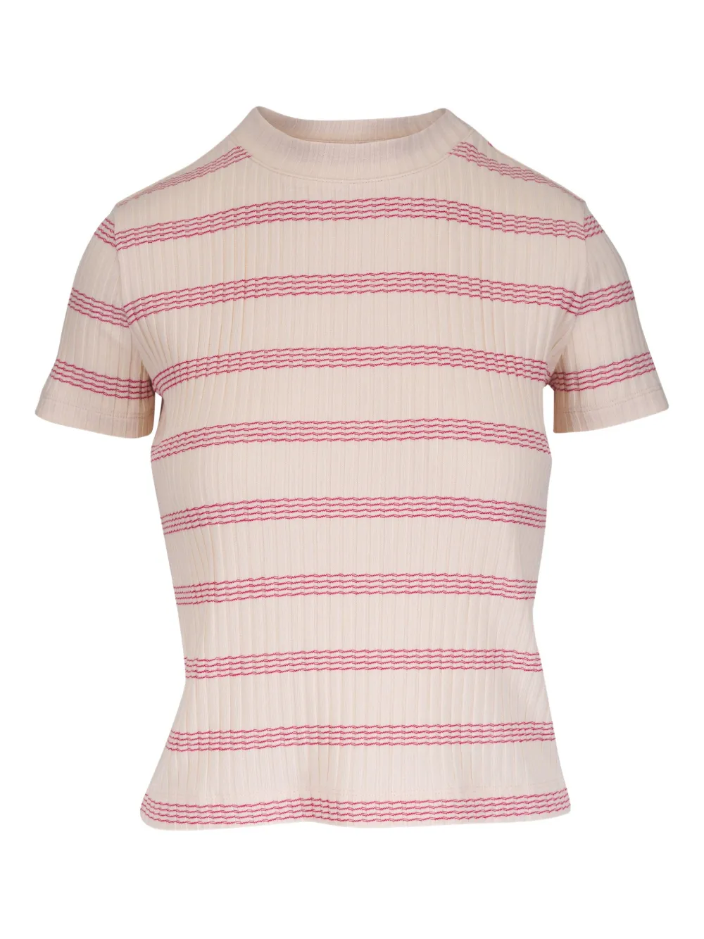 Vince striped ribbed T-shirt | Neutrals | Image 1