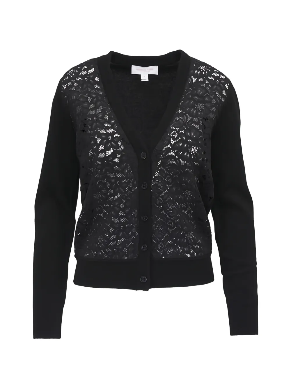 Michael Kors V-neck lace cardigan - Nero