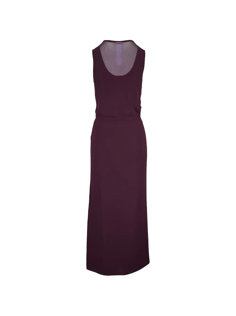 Akris Punto drawstring-waist maxi dress - Paars