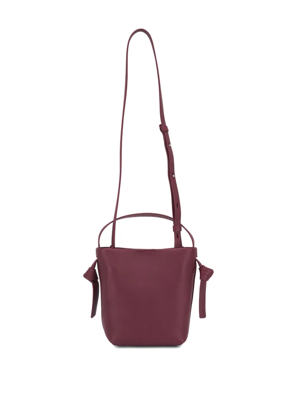 Jil Sander Kleine schoudertas met geknoopt detail - Rood