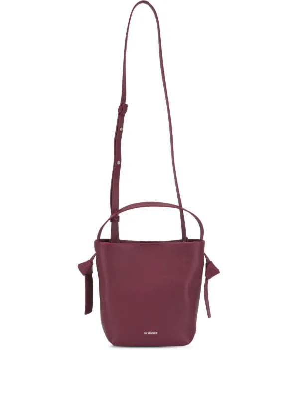 Jil Sander ノット ショルダーバッグ | レッド | FARFETCH JP