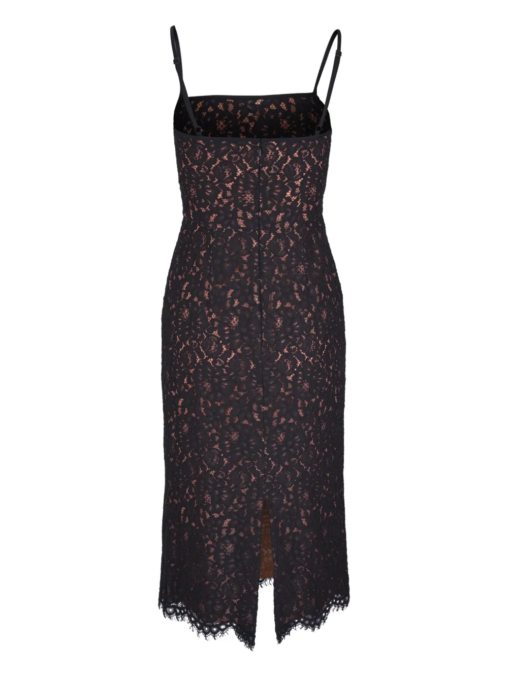 Michael Kors Midi-jurk met kant - Zwart