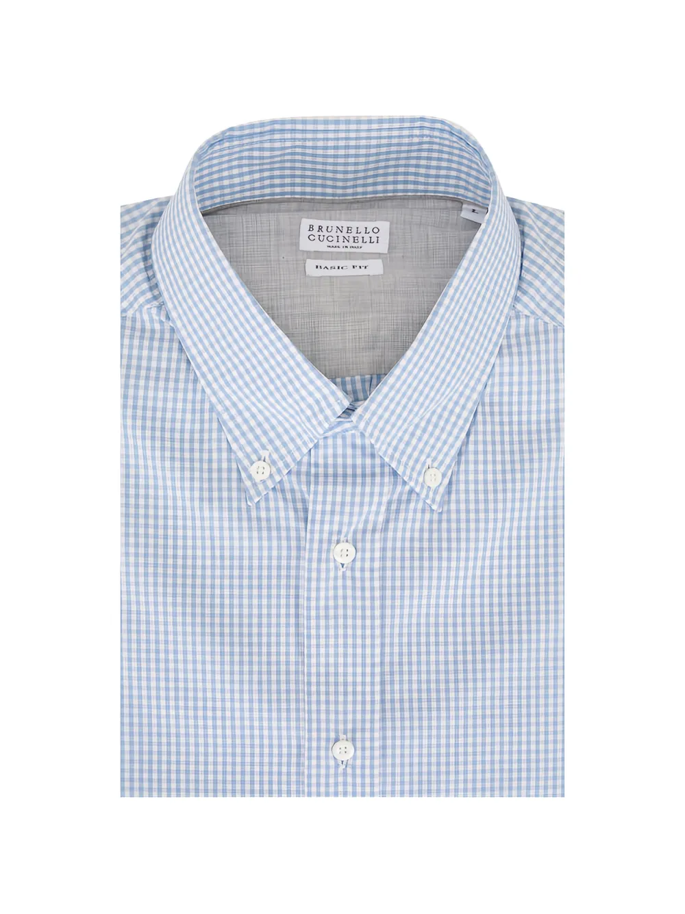 Brunello Cucinelli Camicia a quadretti - Blu