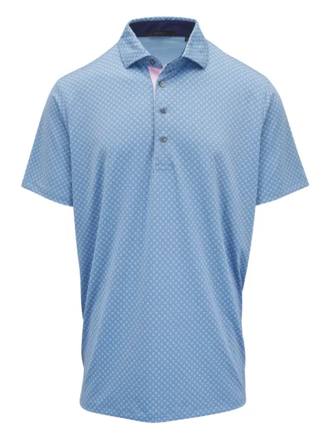 GREYSON geometric-print polo shirt