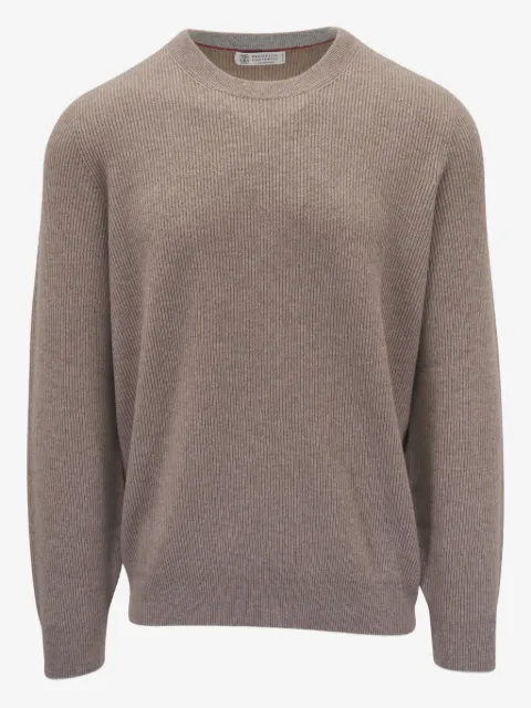 Brunello Cucinelli ribbed-knit cashmere sweater