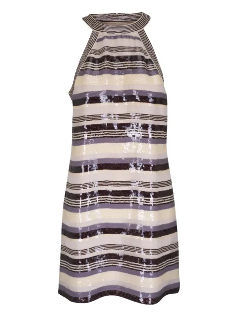 Brunello Cucinelli vestido corto bordado con lentejuelas