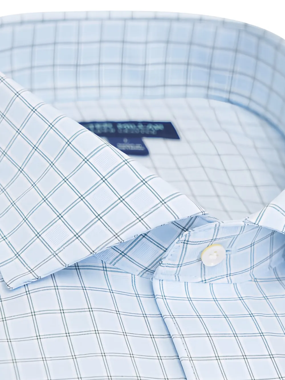 Peter Millar checked shirt - Blauw