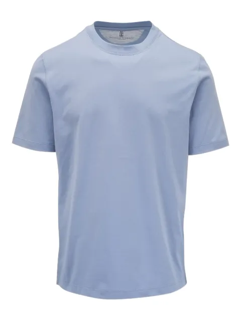 Brunello Cucinelli playera manga corta con cuello redondo