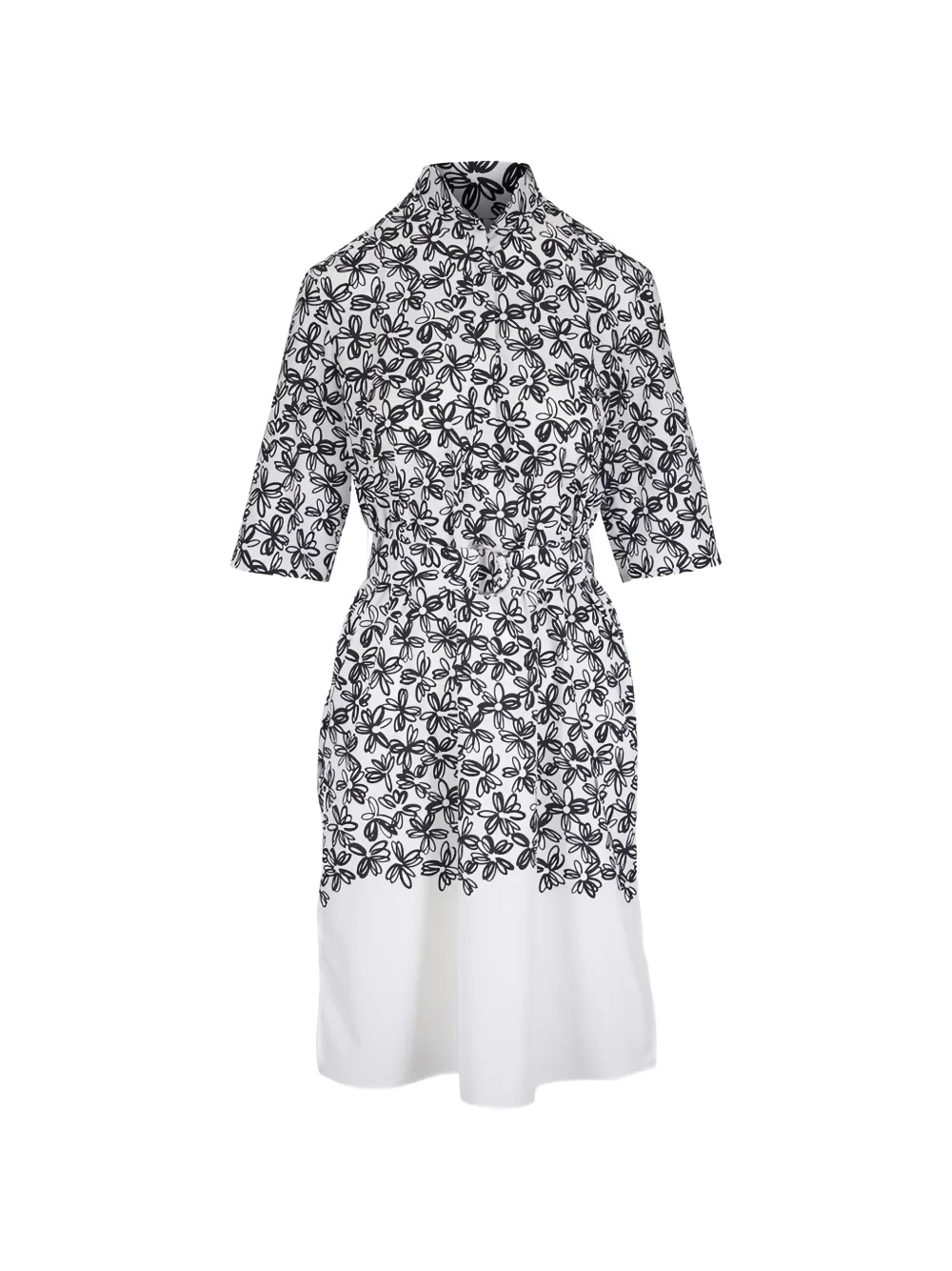Akris Punto floral-print dress - Bianco