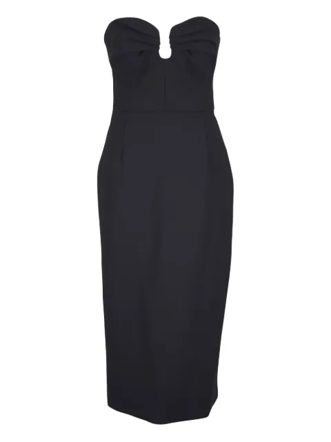 Carolina Herrera sweetheart-neck midi dress