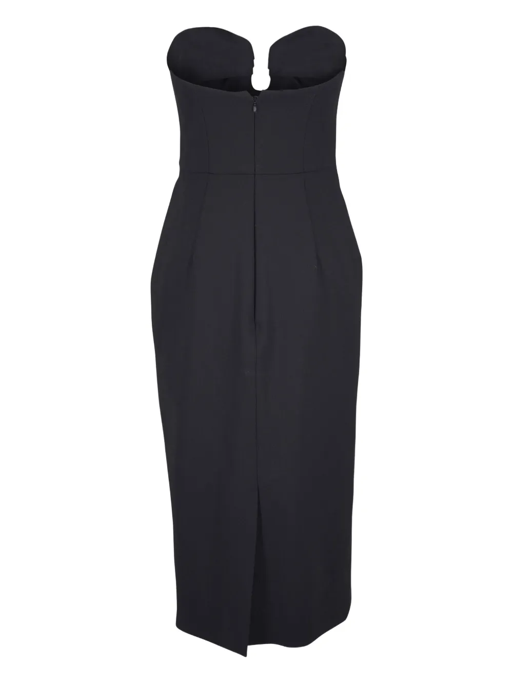 Carolina Herrera Midi-jurk met sweetheart hals - Zwart