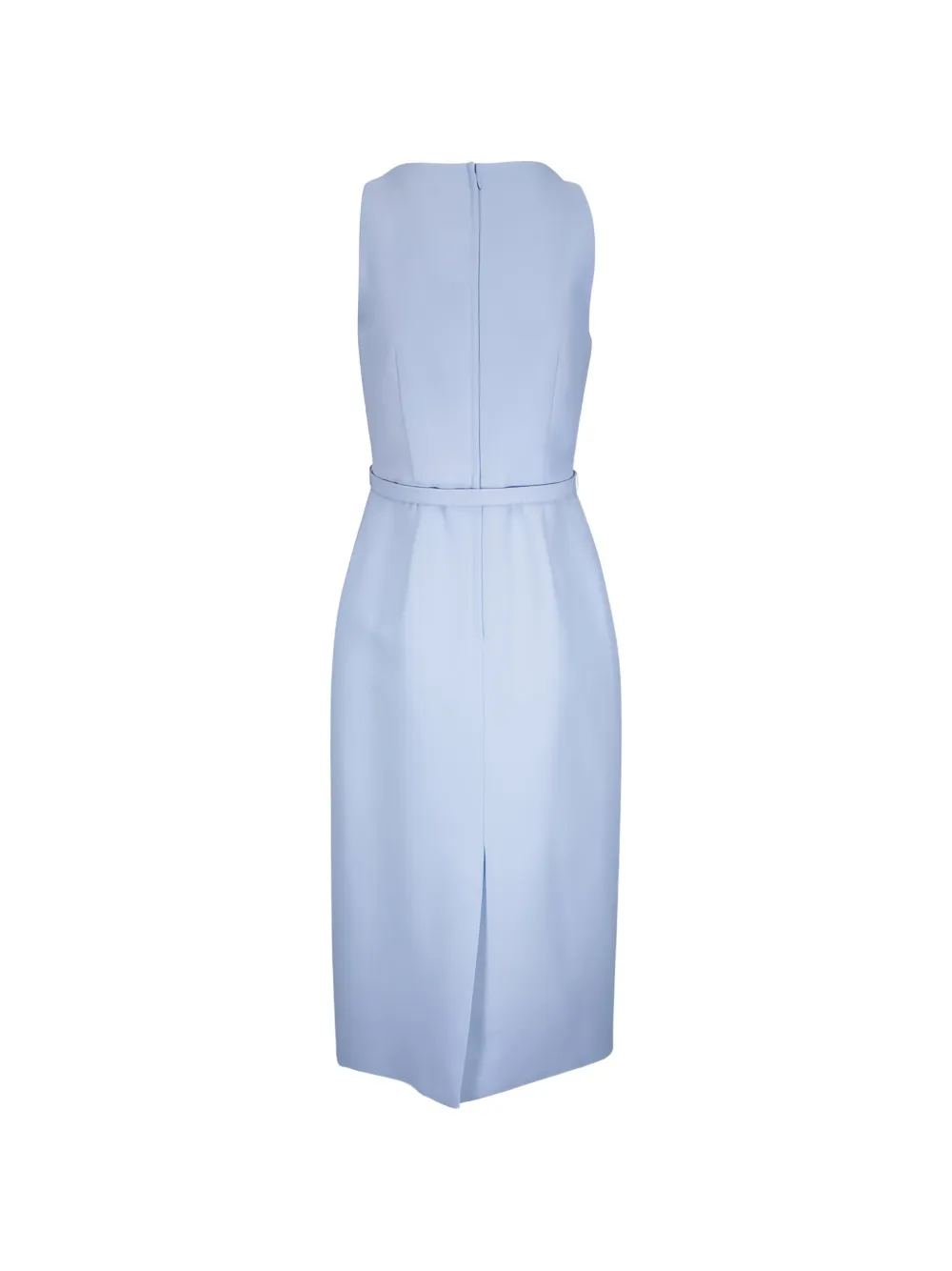Adam Lippes Annette belted sleeveless dress - Blauw