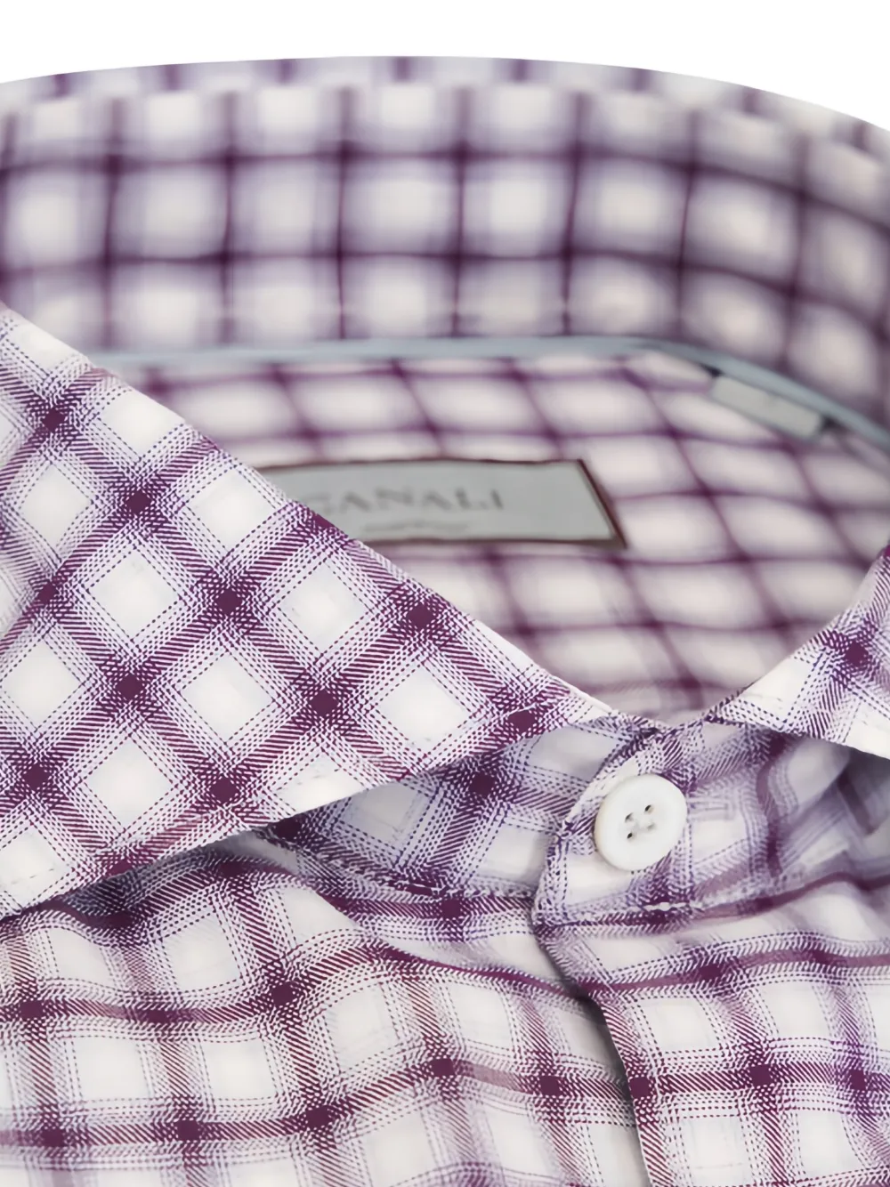 Canali checked knitwear - Rood