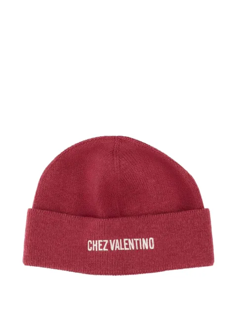 Valentino Garavani gorro con logo bordado