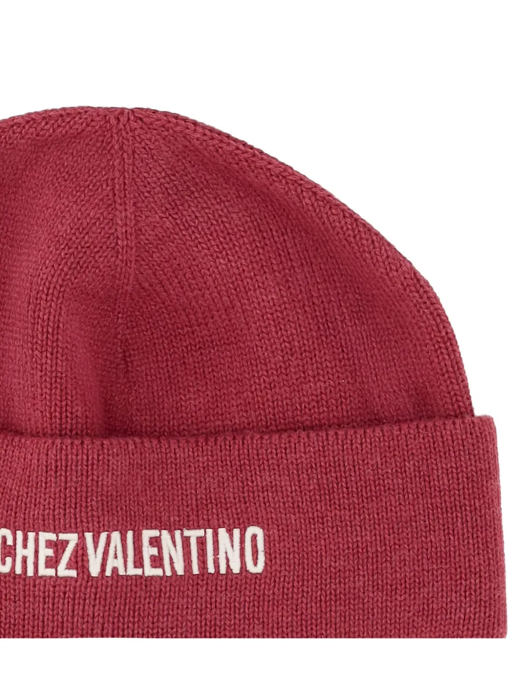 Valentino Garavani Muts met geborduurd logo Rood
