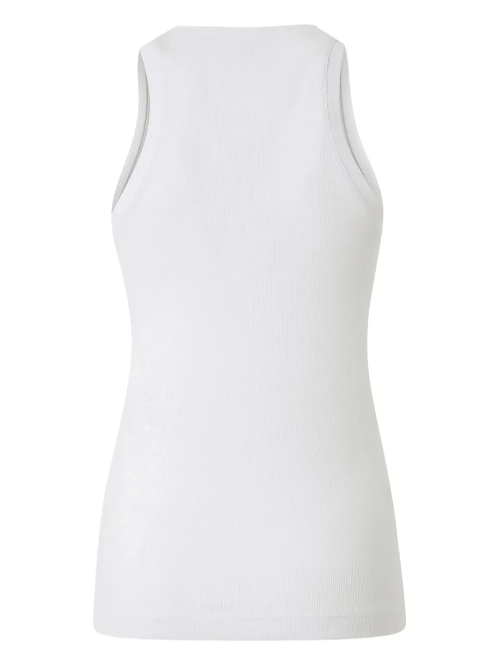 PINKO ribbed crew-neck top Wit