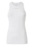 PINKO ribbed crew-neck top - White