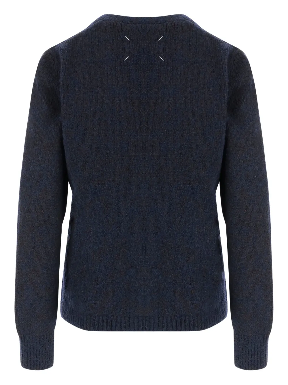 Maison Margiela button-front stitching cardigan Blauw