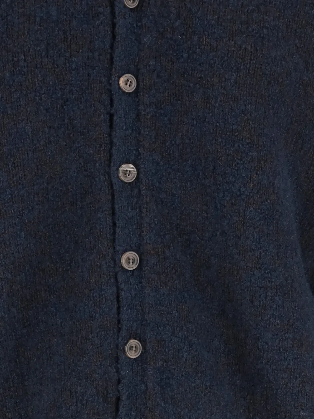 Maison Margiela button-front stitching cardigan Blauw