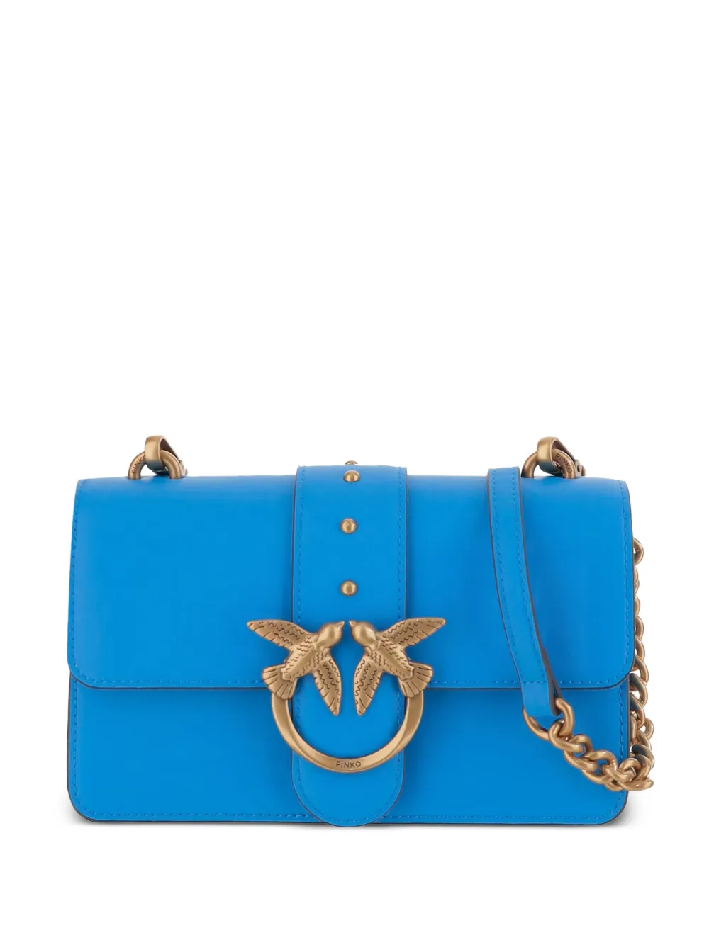 PINKO Love One mini-tas met omslag Blauw