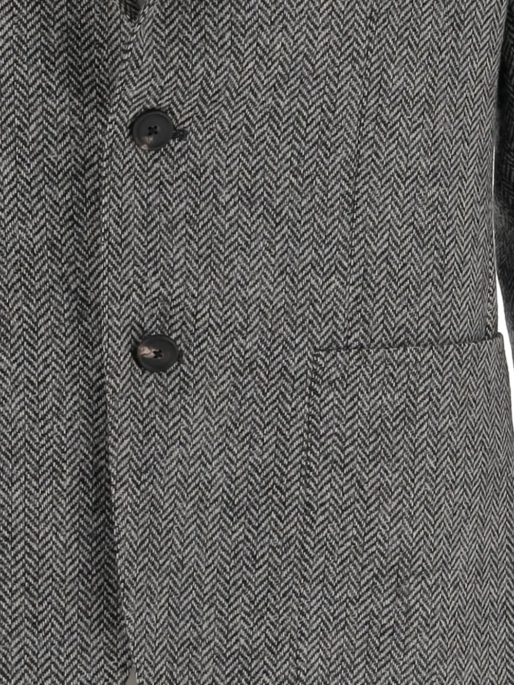 Tagliatore Blazer met visgraatpatroonn Grijs