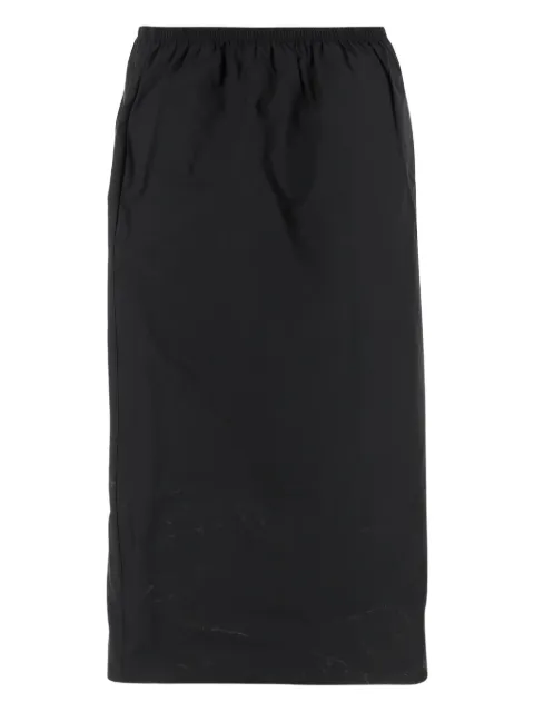 Carven elasticated-waist midi skirt