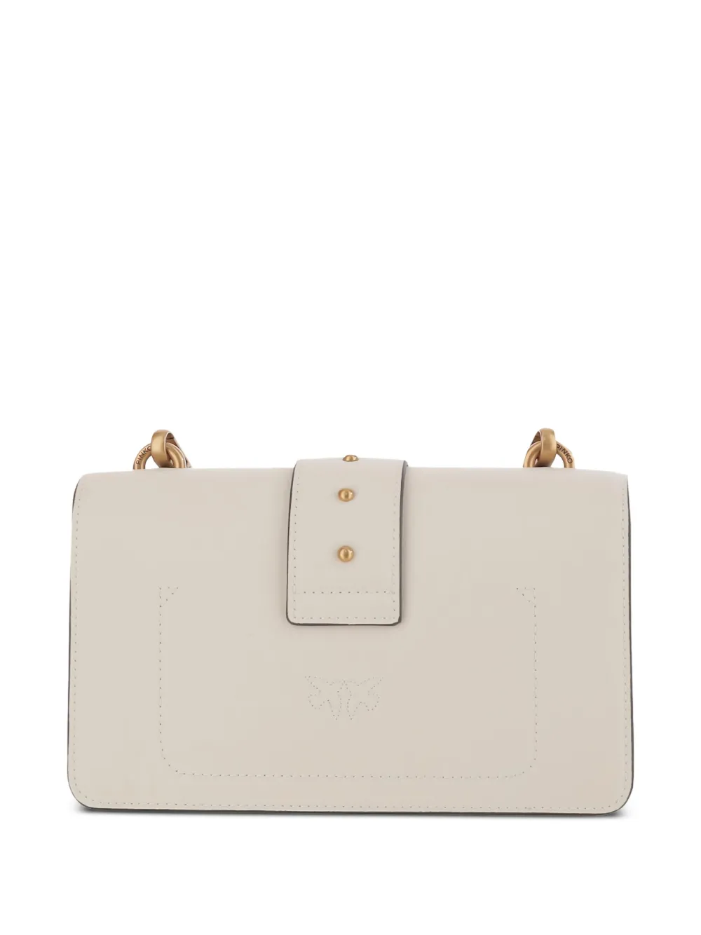 Pinko Love One Chain Shoulder Bag In White