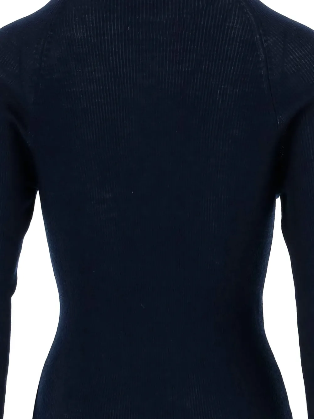 ASPESI ribbed turtleneck sweater Blauw