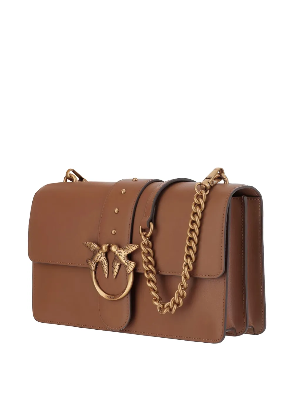 PINKO Love One chain-strap shoulder bag Bruin