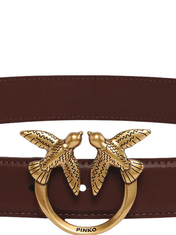 Pinko Leather Belt With Love Birds Detail PINKO - Love Birds Belt - 100120 A31J/ZL2Q main image 3