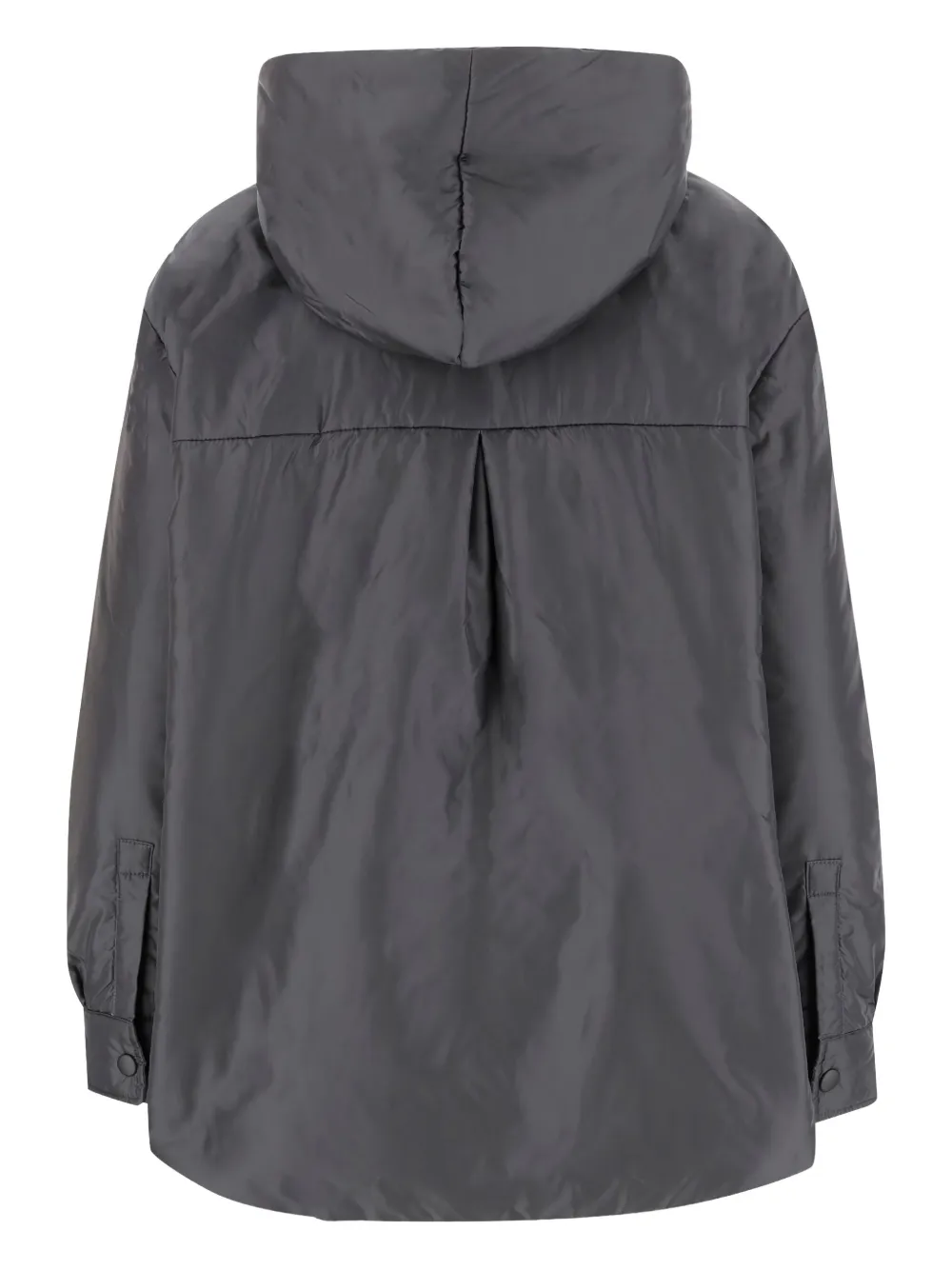 ASPESI hooded button-fastening jakcet Grijs