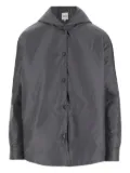 ASPESI hooded button-fastening jacket - Grey