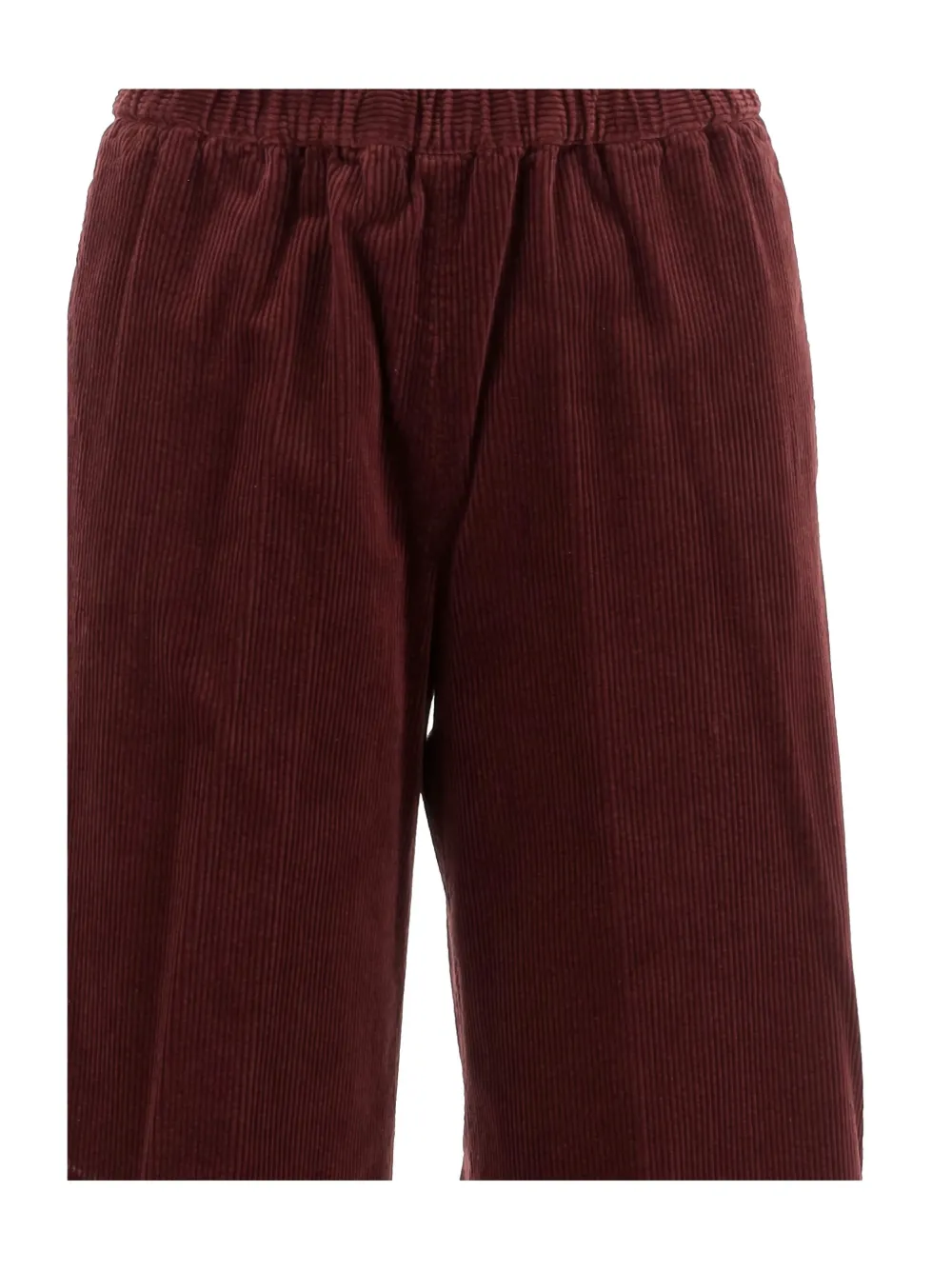 ASPESI Broek met elastische taille Rood