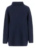 ASPESI ribbed turtleneck sweater - Blue
