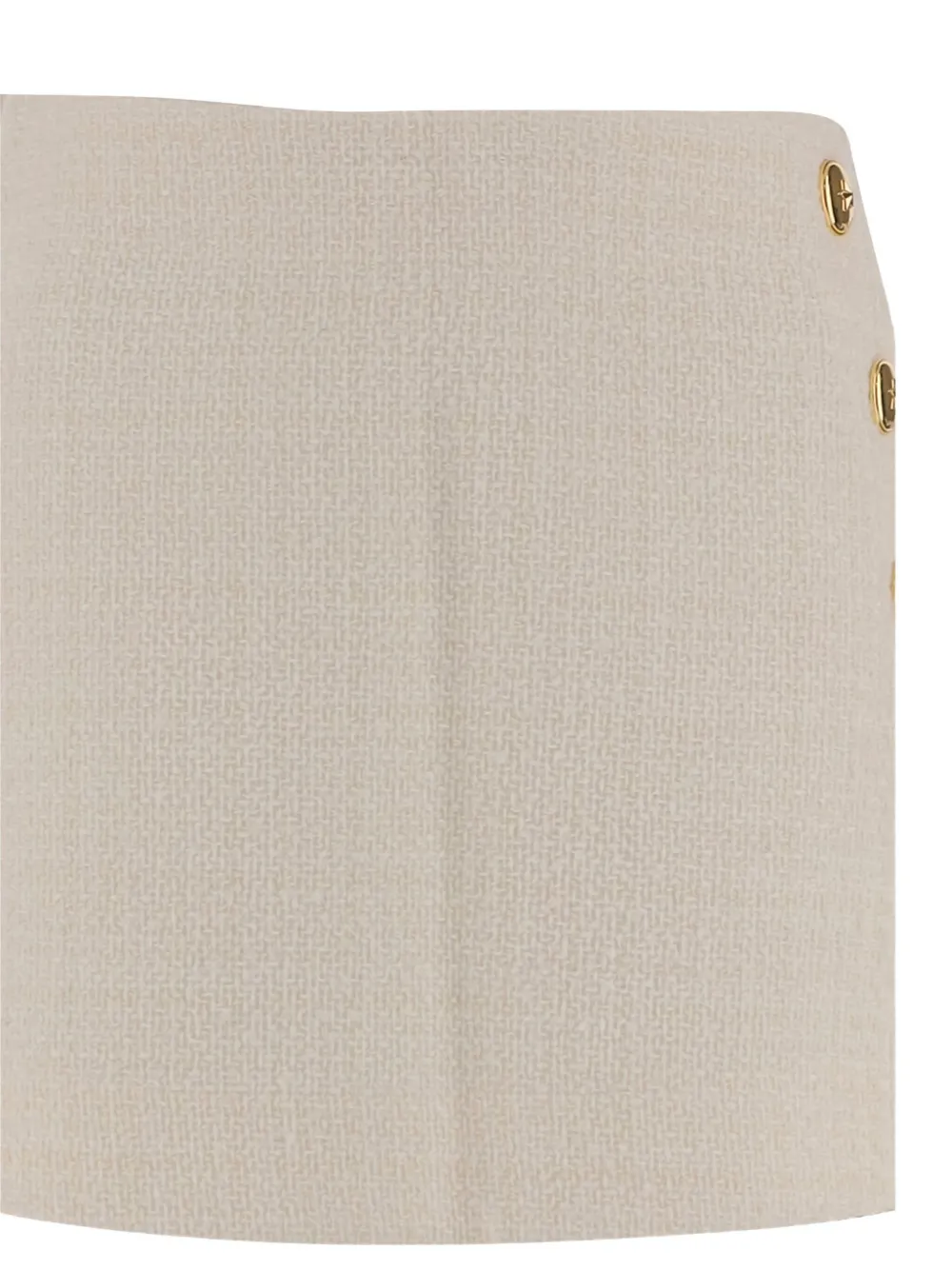 PINKO button-detailed miniskirt Wit