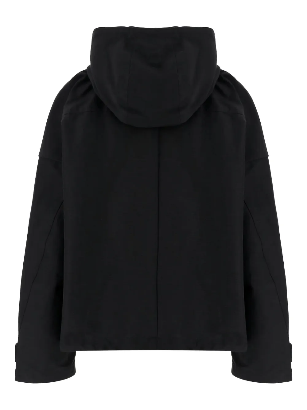 ARMARIUM high-collar patch-pocket jacket Zwart